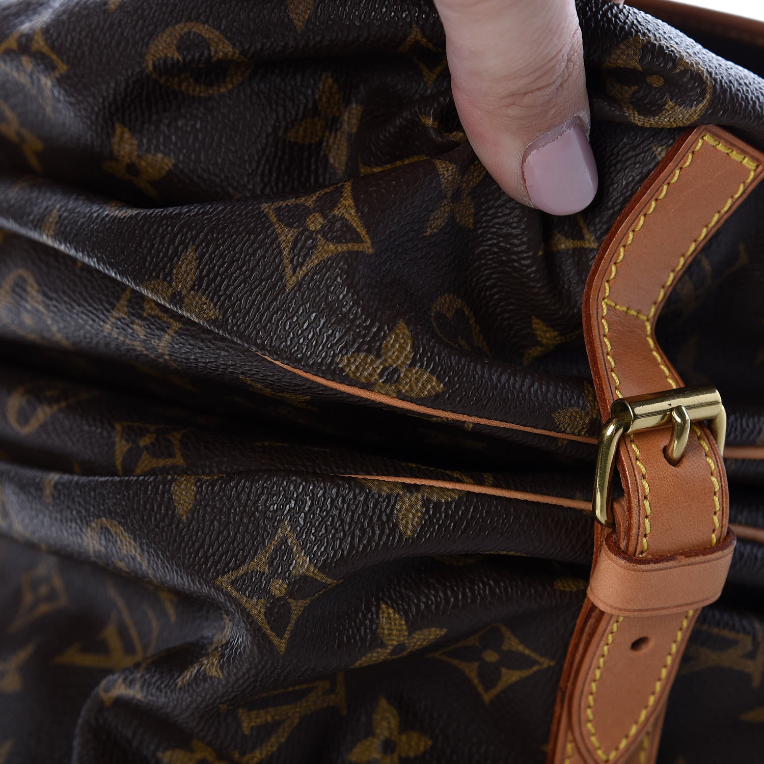 Louis Vuitton Monogram Saumur 35 13 of 15