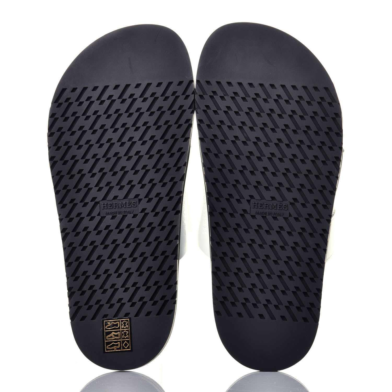 Hermes Calfskin Womens Chypre Sandals 37 White 5 of 11