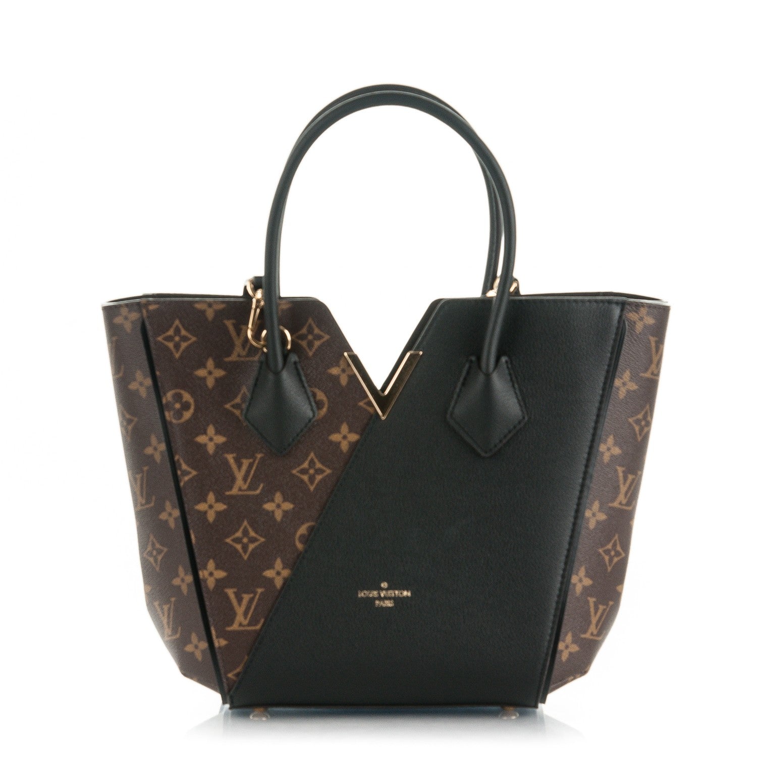 Louis Vuitton Calfskin Monogram Kimono Tote PM Black 1 of 8