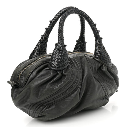 Fendi Nappa Nuvolata Tortuga Spy Bowler Black 3 of 11