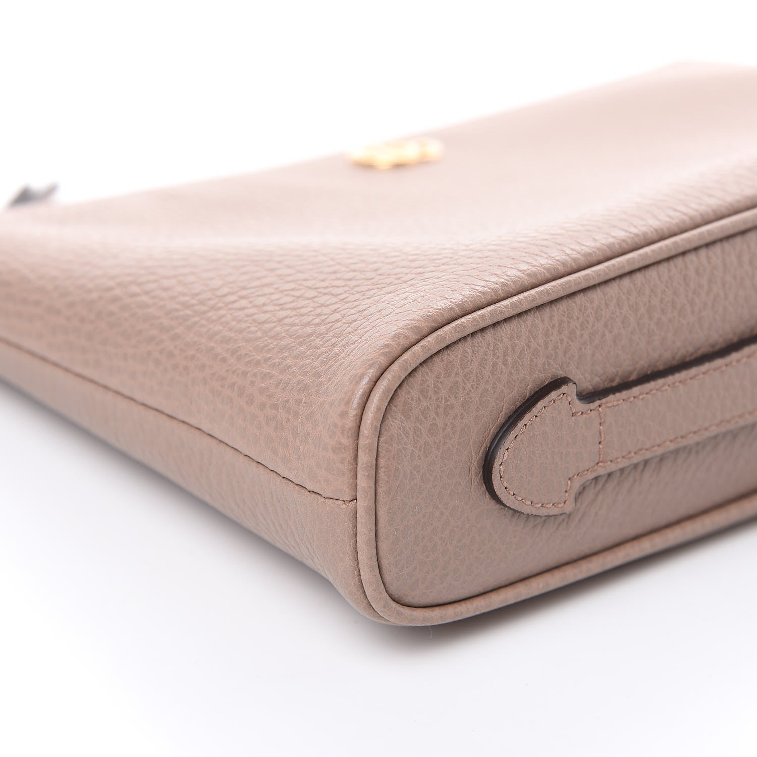 Gucci Calfskin GG Marmont Zip Pouch Porcelain Rose 8 of 9