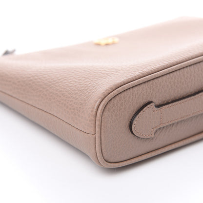 Gucci Calfskin GG Marmont Zip Pouch Porcelain Rose 8 of 9