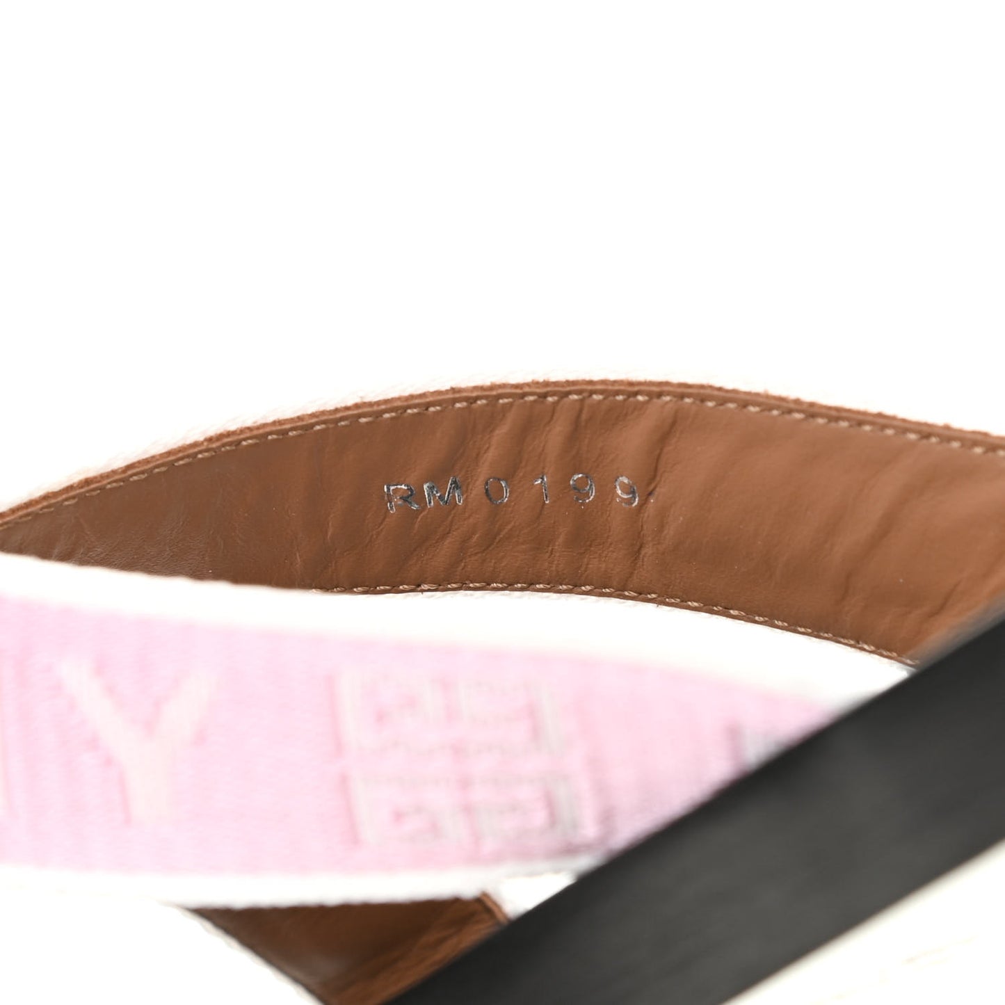Grosgrain Cross Logo Ankle Strap Sandals 36/35.5 Pink White