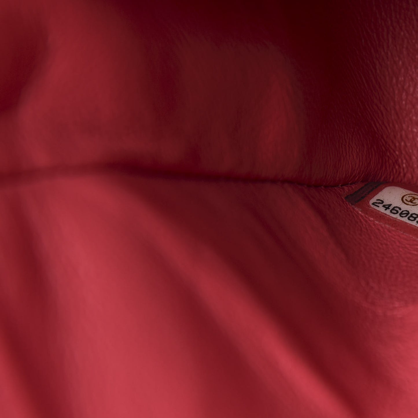 Lambskin Chevron Quilted Medium Double Flap Pink