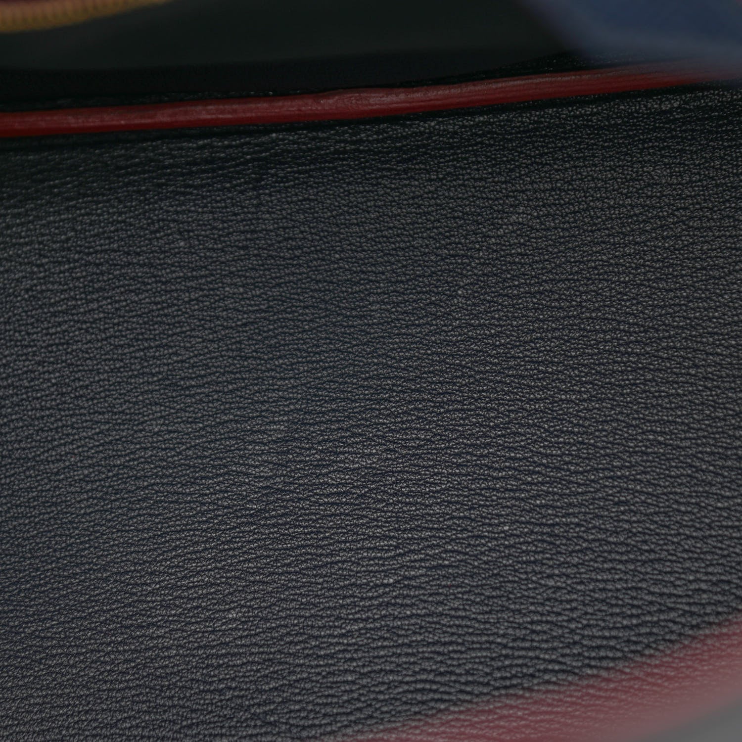 Hermes Epsom Contour Birkin 30 Bleu Indigo Rouge H 14 of 15