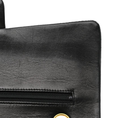 Chanel Lambskin Quilted Medium Double Flap Black 19 of 20