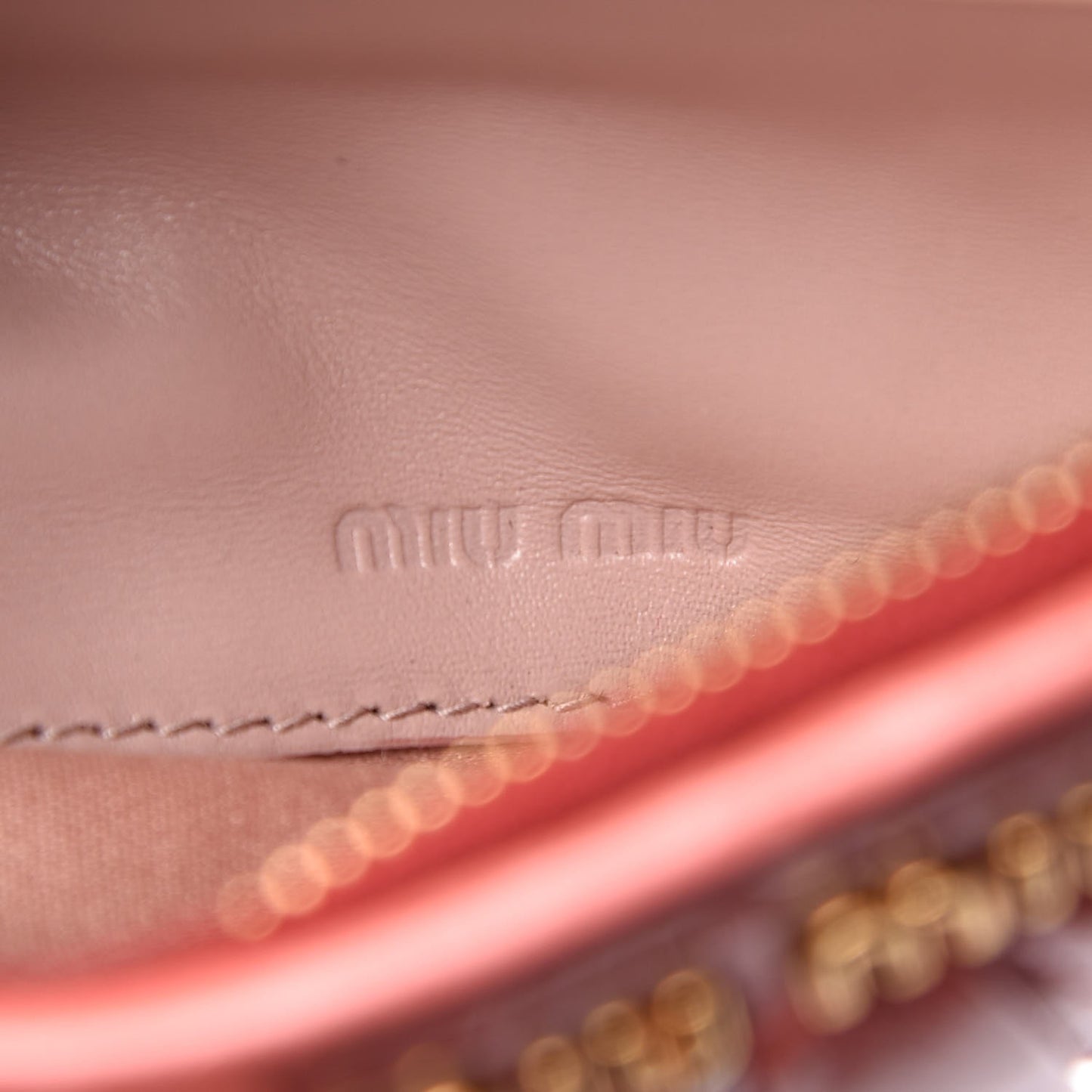 Nappa Matelasse Lux Pouch Rosa