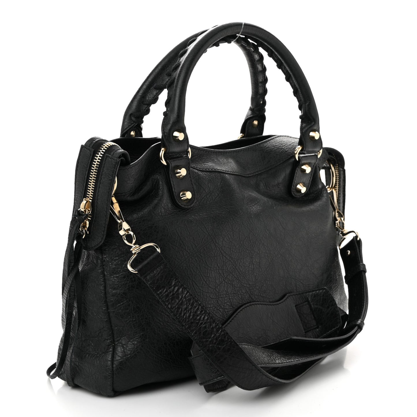 Agneau Classic Gold Hardware Town Black