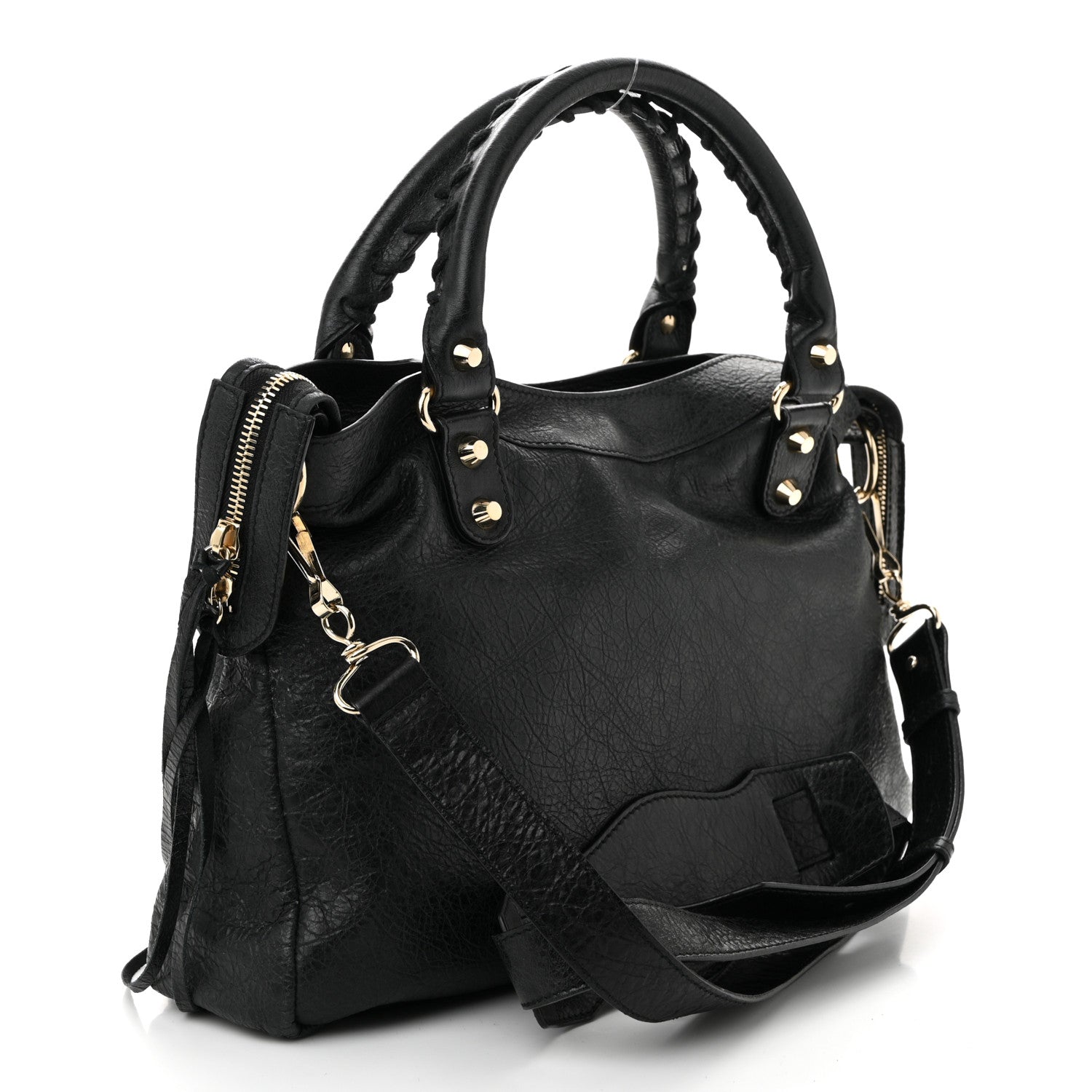 Balenciaga Agneau Classic Gold Hardware Town Black 3 of 10