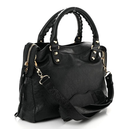 Balenciaga Agneau Classic Gold Hardware Town Black 3 of 10