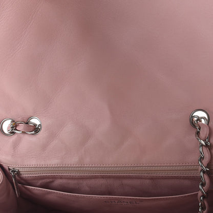 Chanel Lambskin Quilted Jumbo Single Flap Light Pink 9 of 13