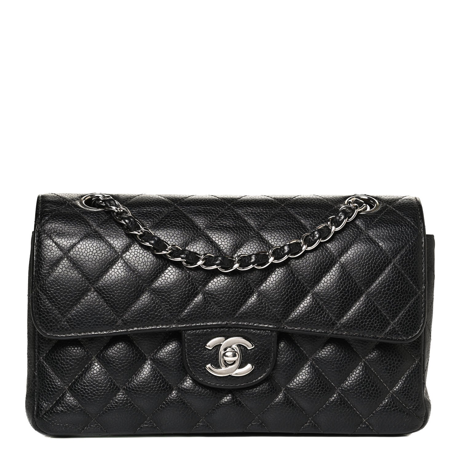 Chanel Caviar Quilted Small Double Flap Black 1 of 12