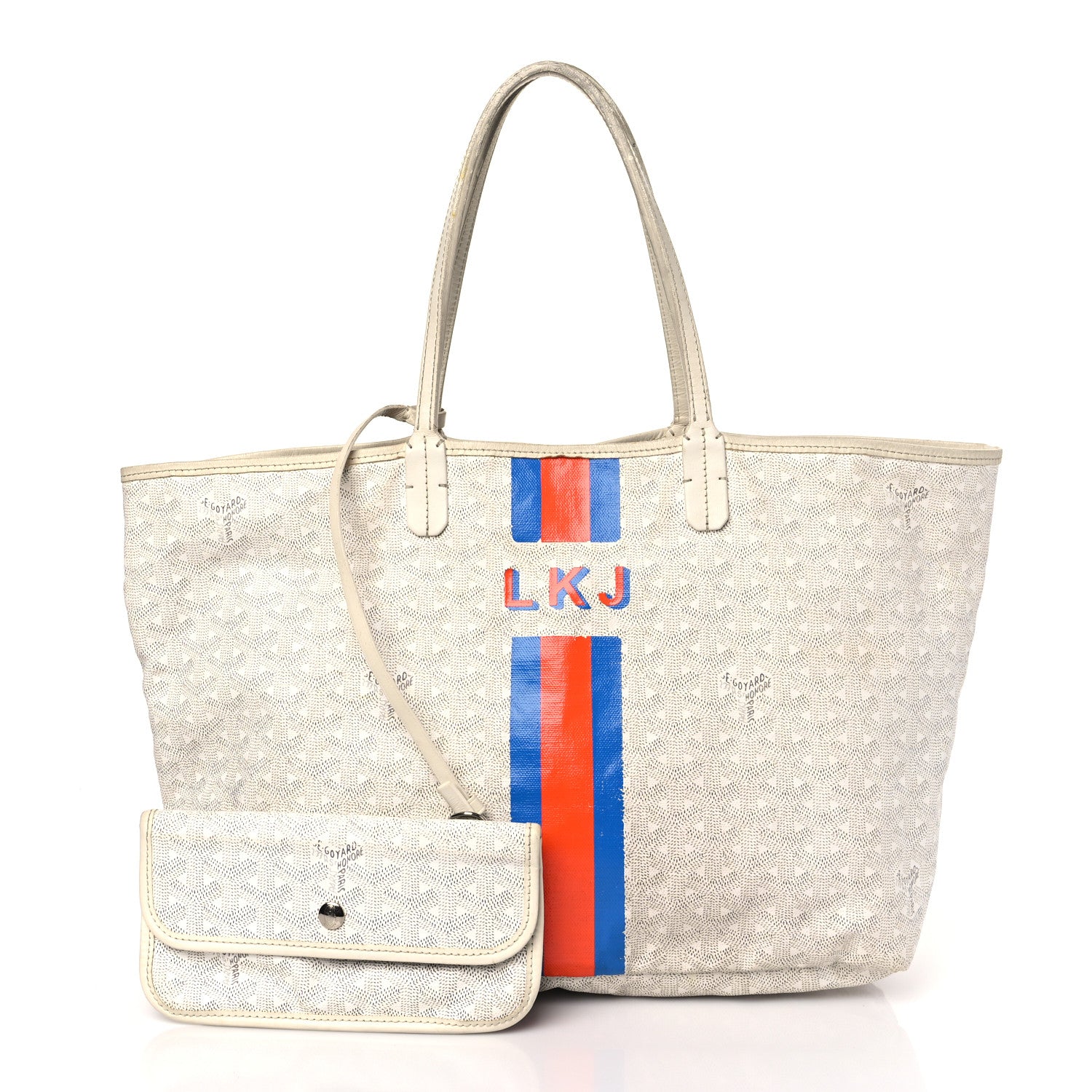 Goyard Goyardine Saint Louis PM White 3 of 16