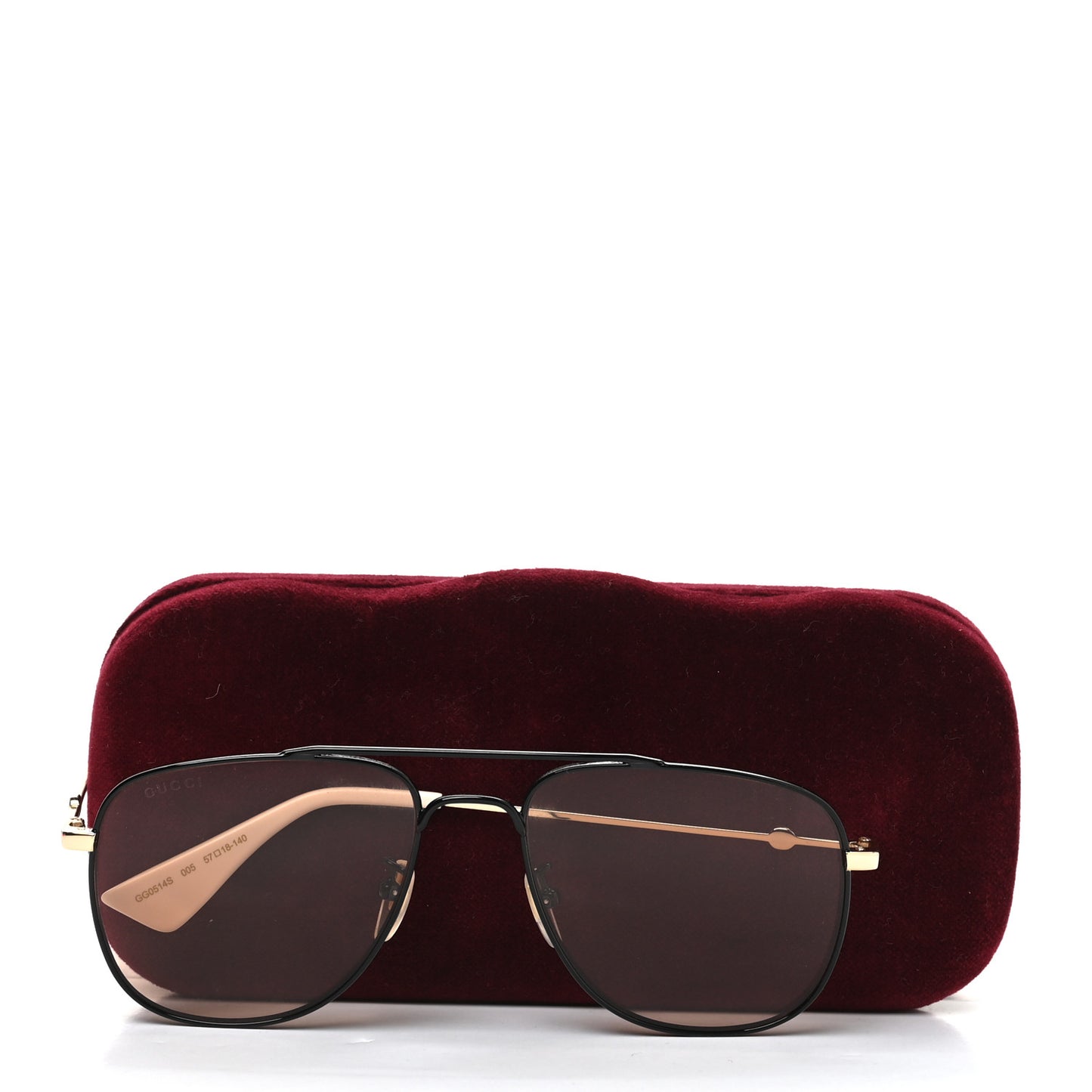 Aviator Sunglasses GG0514S Gold