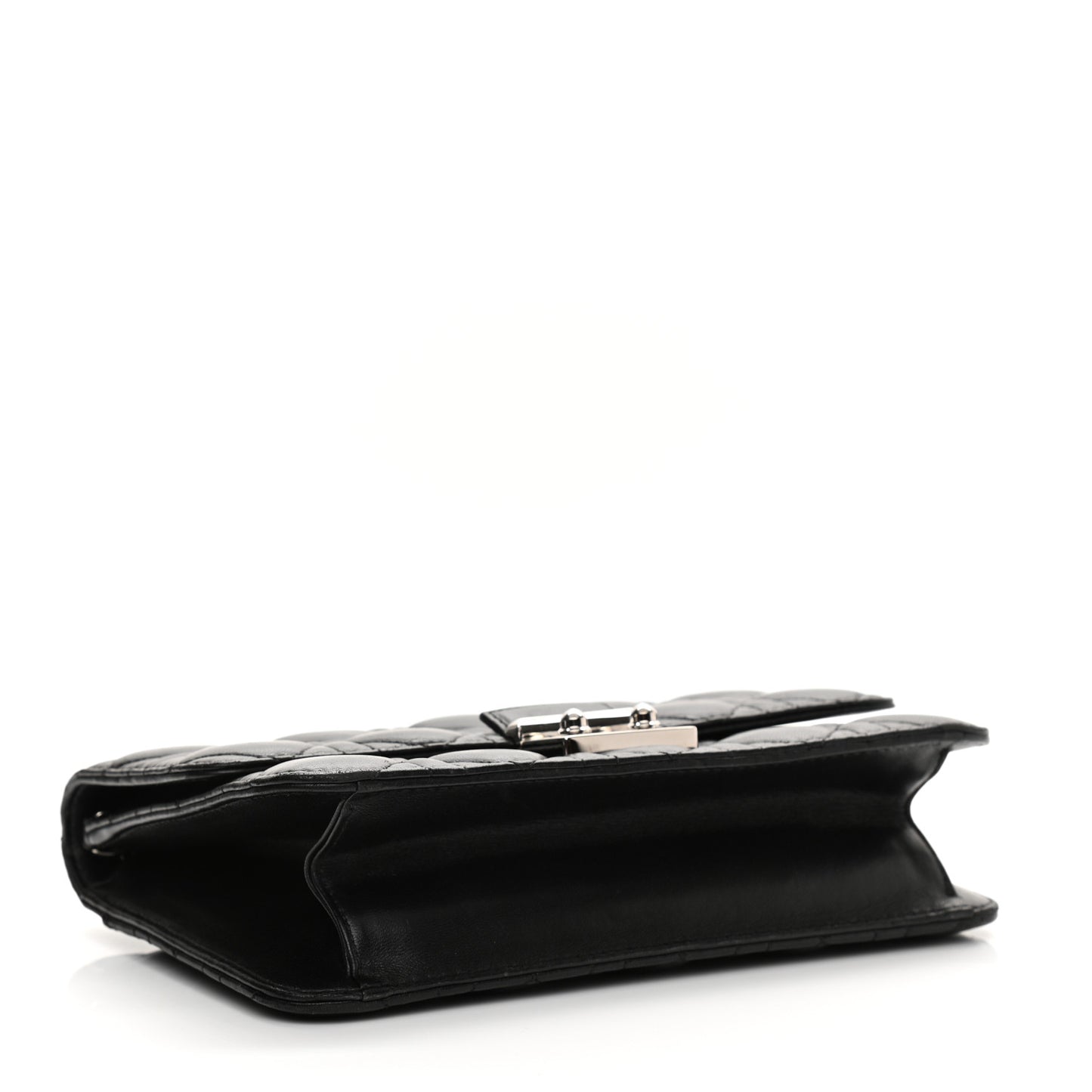 Lambskin Cannage Miss Dior Promenade Pouch Black