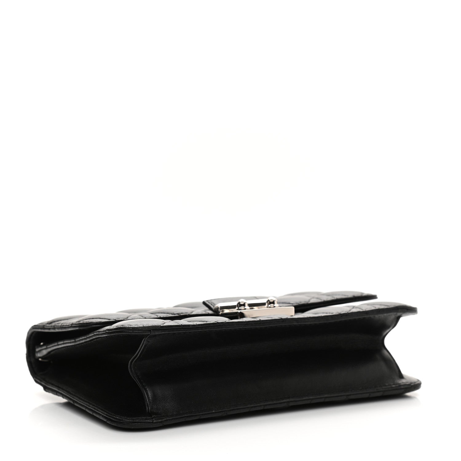 Christian Dior Lambskin Cannage Miss Dior Promenade Pouch Black 4 of 13
