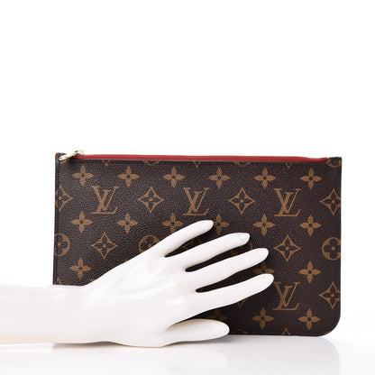 Louis Vuitton Monogram Neverfull MM GM Pochette Cherry 2 of 9