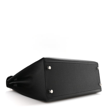Hermes Epsom Kelly Sellier 32 Black 4 of 11