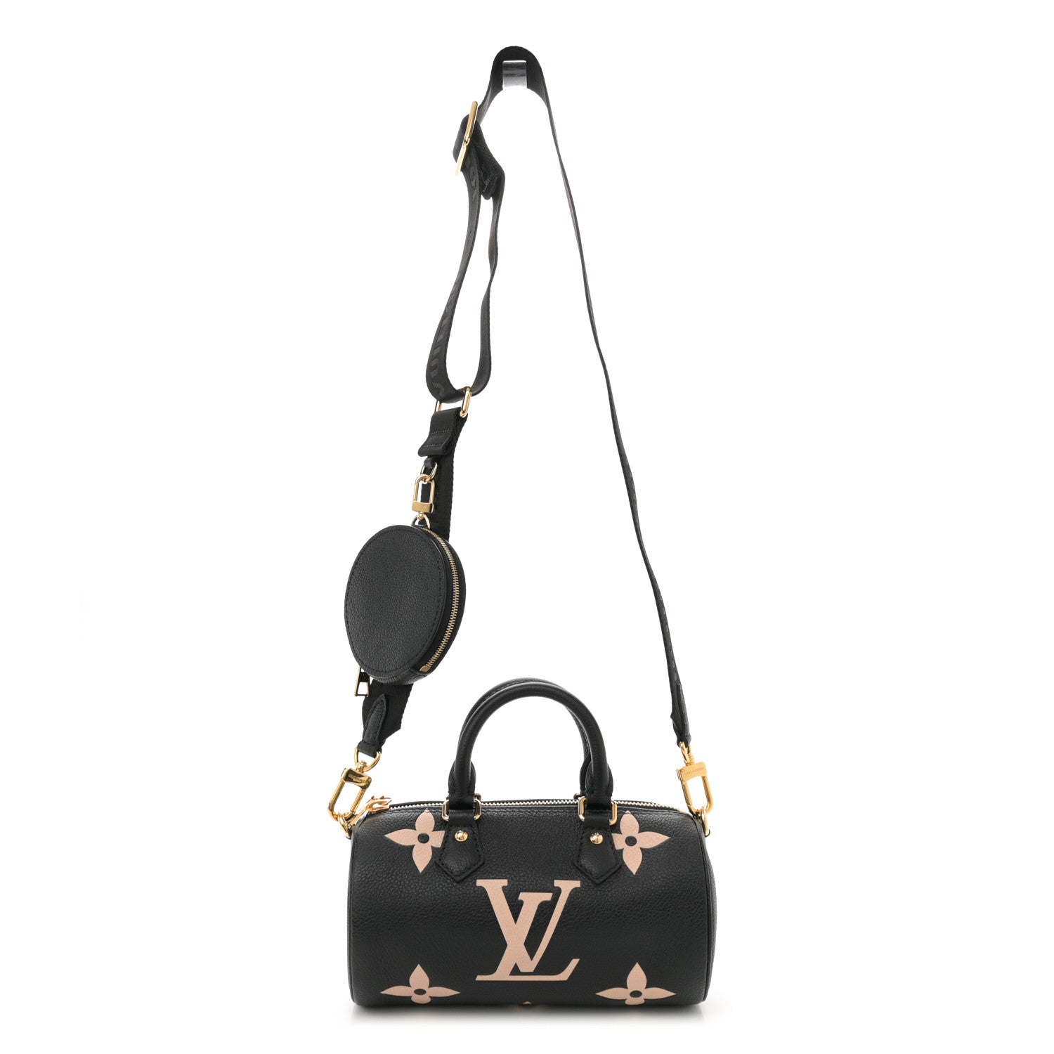 Louis Vuitton Empreinte Monogram Giant Papillon BB Black Beige 1 of 9