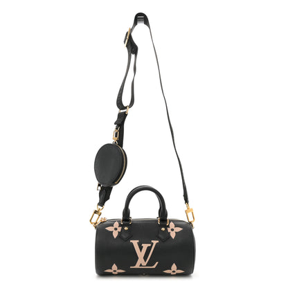 Louis Vuitton Empreinte Monogram Giant Papillon BB Black Beige 1 of 9