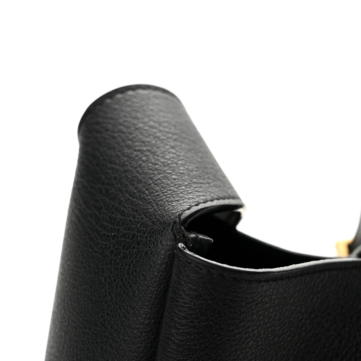 Saint Laurent Grained Calfskin Small Le 5 A 7 Soft Hobo Black 13 of 13