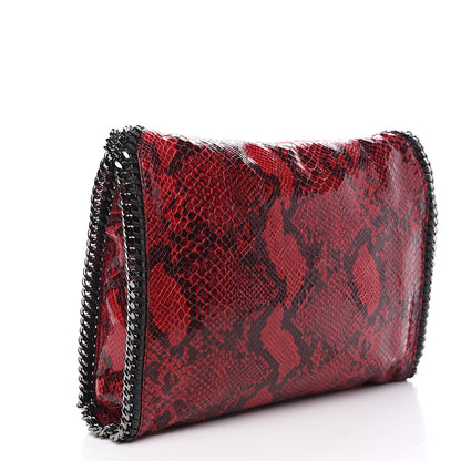Stella McCartney Eco Python Small Falabella Tote Red 2 of 7