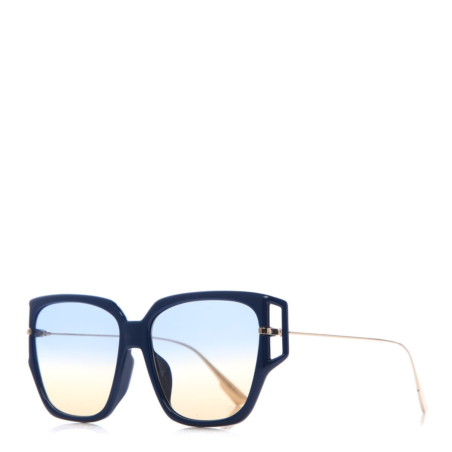 Christian Dior Direction 3F Sunglasses Blue Gold 1 of 8
