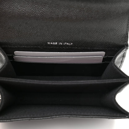 Chanel Caviar Quilted Pick Me Up Clutch With Chain Black 5 of 12