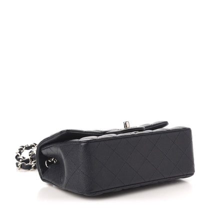 Chanel Caviar Quilted Mini Rectangular Flap Navy 4 of 11