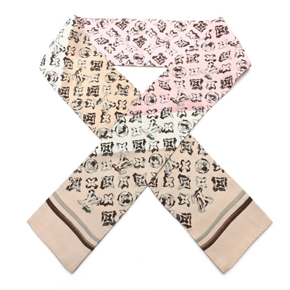 Louis Vuitton LOUIS VUITTON Silk Monogram Rainbow Giant Bandeau Beige 1 of 6