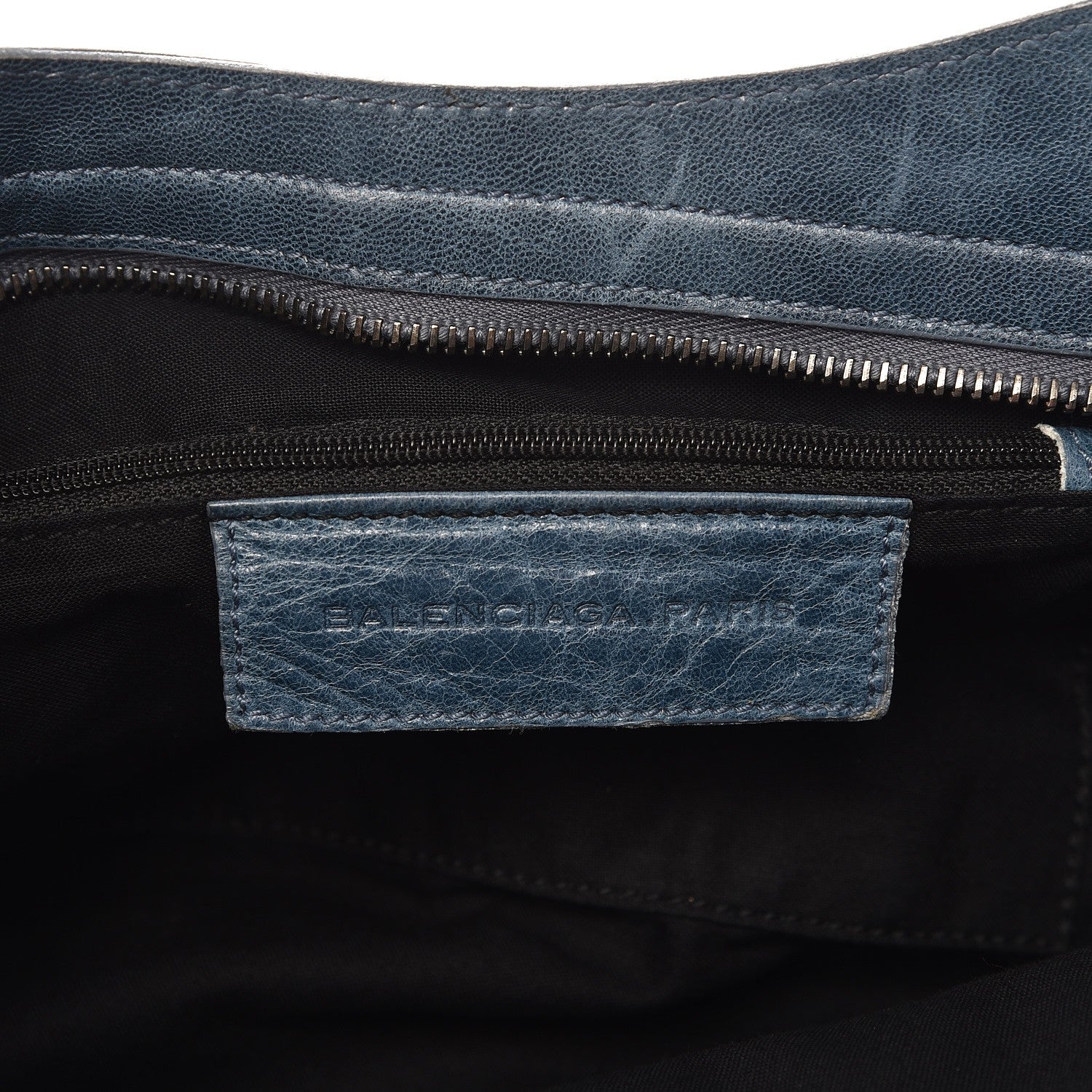 Balenciaga Chevre Classic Hardware City Bleu Jean 6 of 14