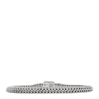 John Hardy Sterling Silver Black Sapphire 5mm Classic Chain Bracelet 1 of 3