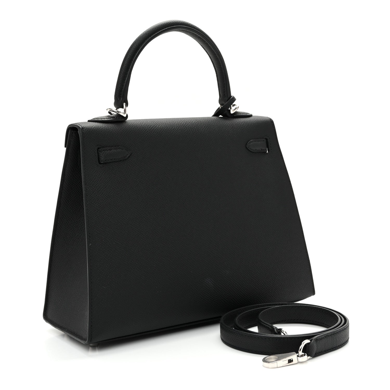Hermes Epsom Kelly Sellier 25 Black 3 of 11