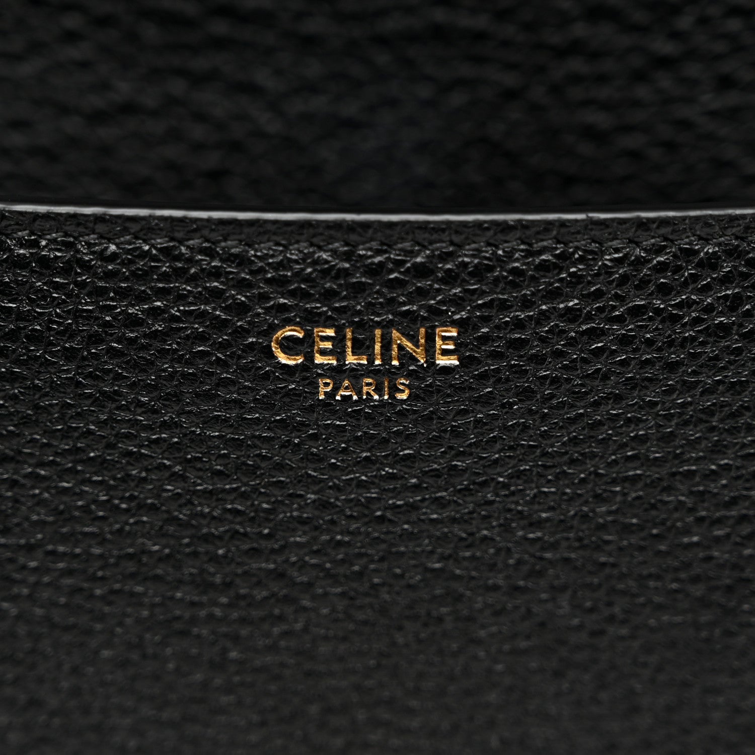Celine Grained Calfskin Classique 16 Top Handle Bag Black 6 of 12