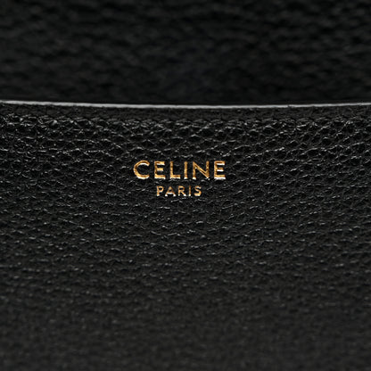 Celine Grained Calfskin Classique 16 Top Handle Bag Black 6 of 12
