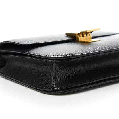 Celine Liege Calfskin Medium Classic Box Flap Bag Anthracite 6 of 12