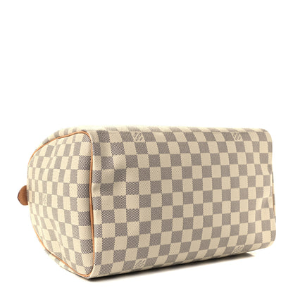 Louis Vuitton Damier Azur Speedy 30 4 of 10
