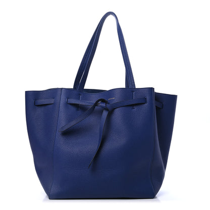 Celine Soft Grained Calfskin Small Belt Cabas Phantom Indigo 1 of 4