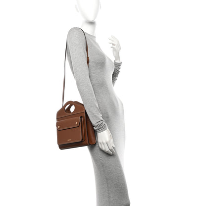 Burberry Smooth Calfskin Mini Pocket Bag Malt Brown 3 of 12