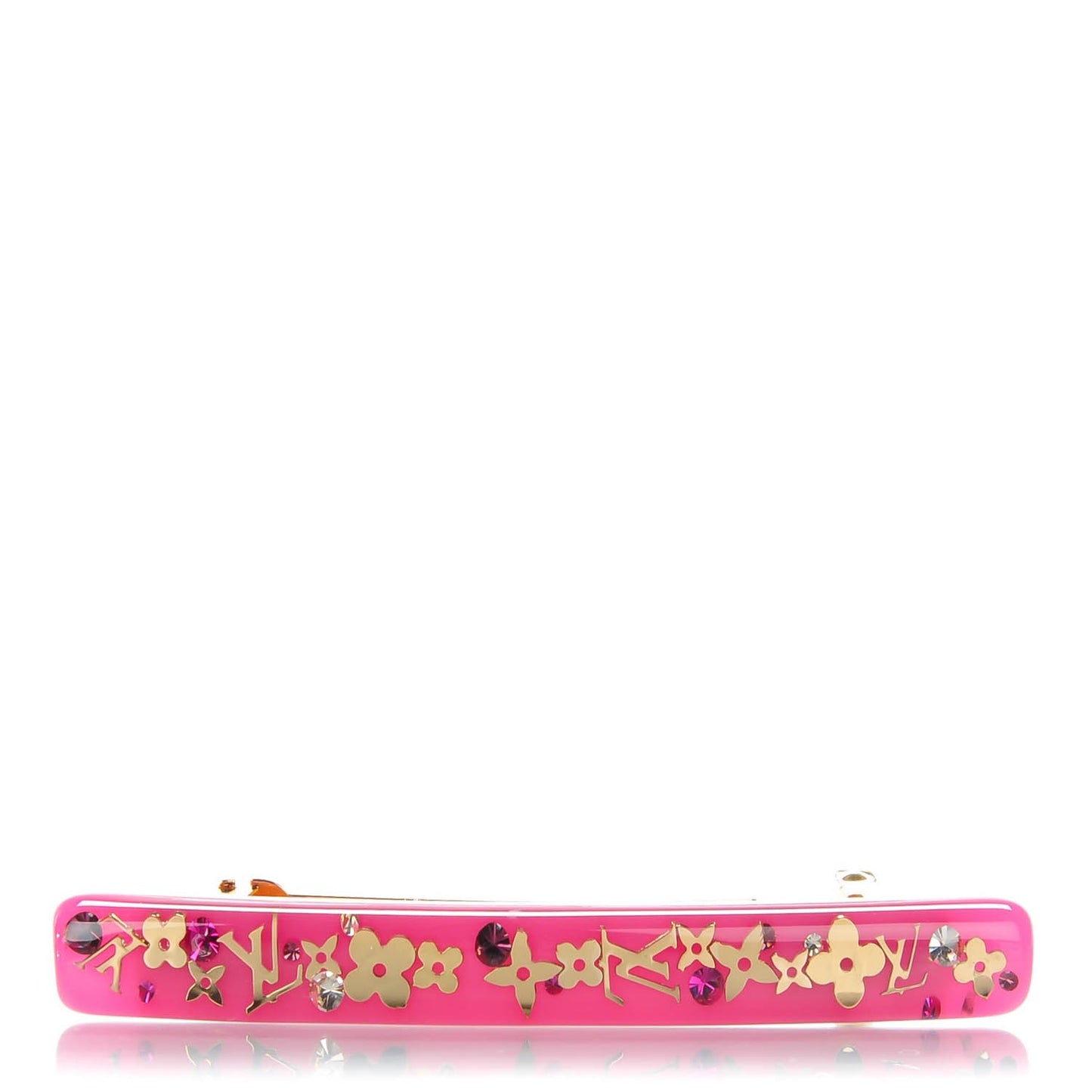 Resin Swarovski Inclusion Barrette PM Rose Pop