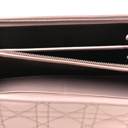 Christian Dior Lambskin Cannage Lady Dior Rendezvous Wallet On Chain Light Pink 5 of 10