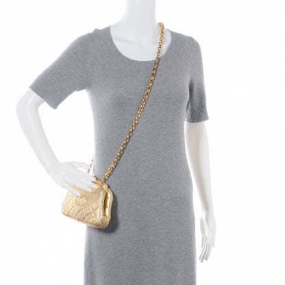 Chanel Lambskin Framed Mini Evening Bag Gold 2 of 6