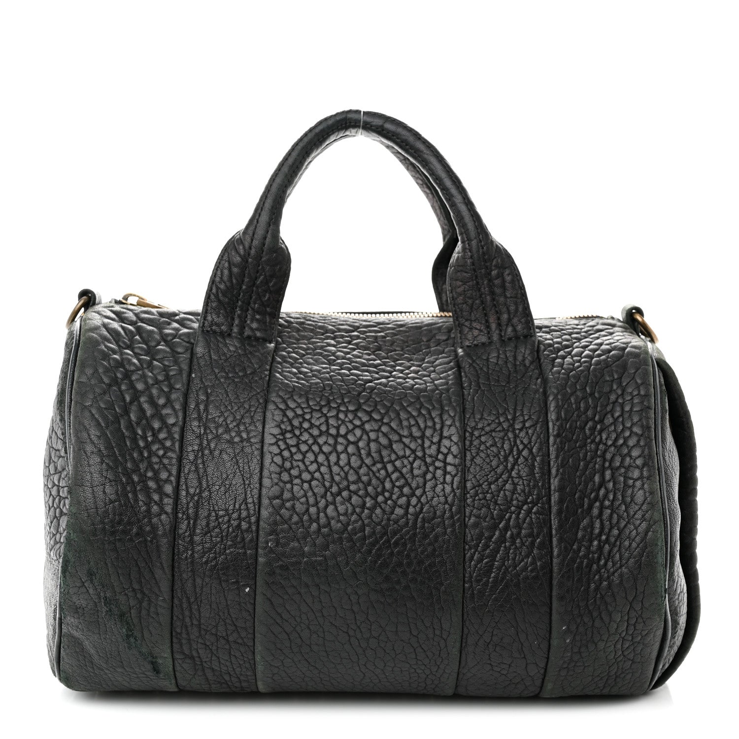 Alexander Wang Pebbled Lambskin Rocco Black Antique Brass Hardware 1 of 13