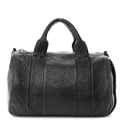 Alexander Wang Pebbled Lambskin Rocco Black Antique Brass Hardware 1 of 13