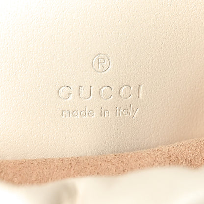 Gucci Calfskin Matelasse Mini GG Marmont 2.0 Bucket Bag White 6 of 11