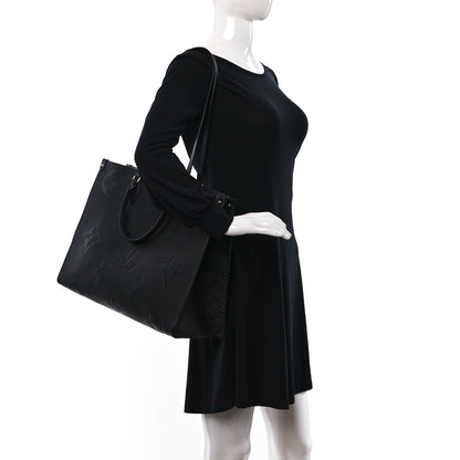 Louis Vuitton Empreinte Monogram Giant Onthego GM Black 2 of 8