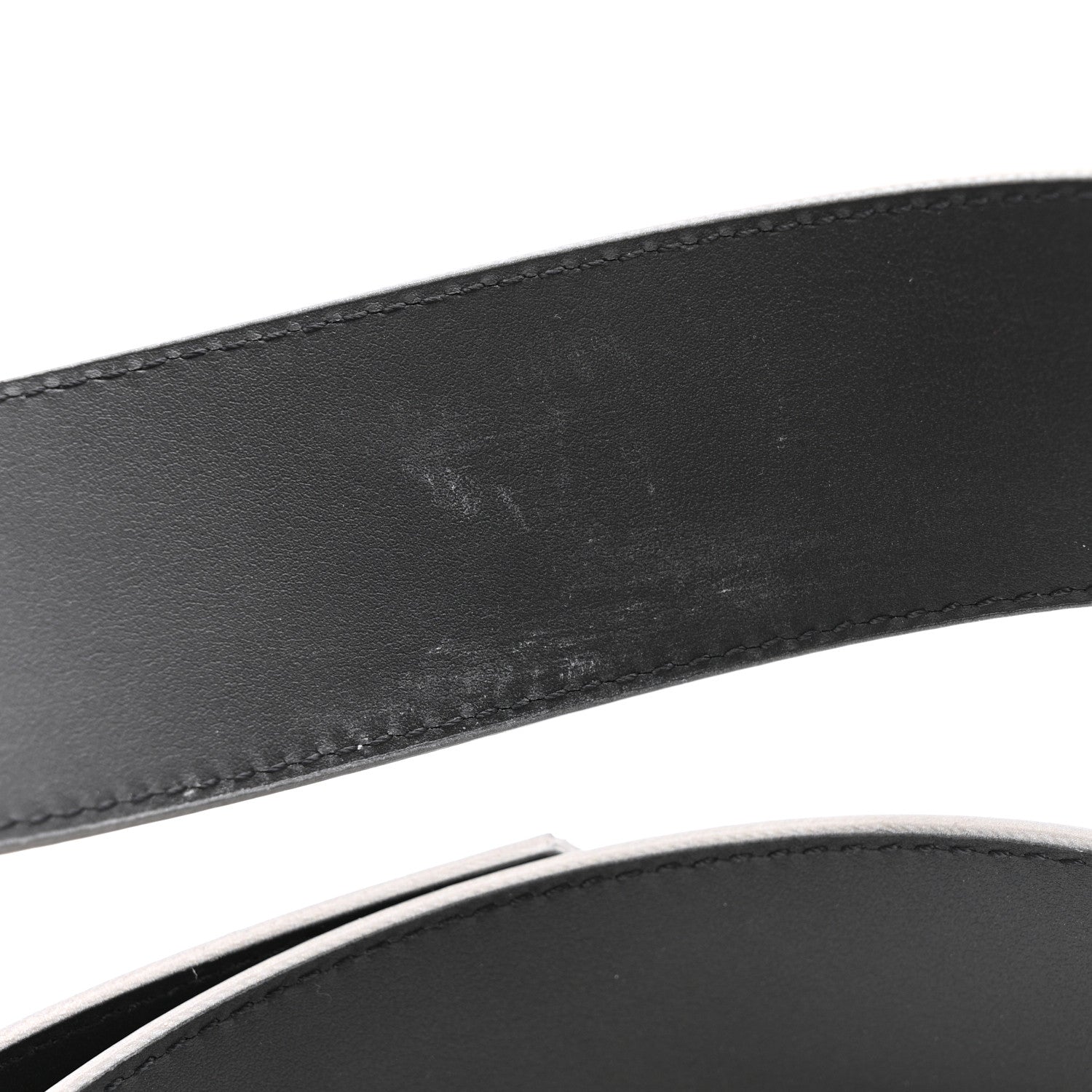 Louis Vuitton Damier Glitter Calfskin 40mm LV Pyramide Belt 110 44 Silver 6 of 6