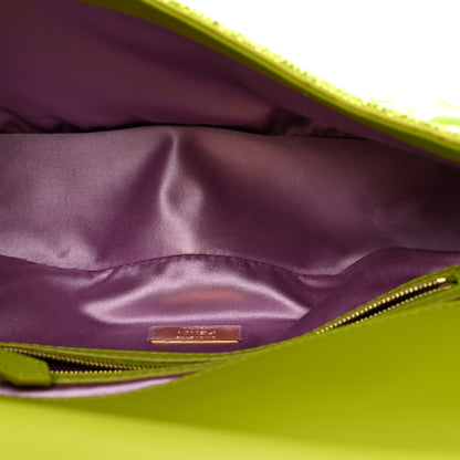 Fendi Sequin Paillettes Vitello Grace Sex and the City Baguette Wasabi 5 of 10