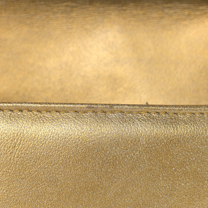 Gucci Metallic Calfskin Matelasse Mini GG Marmont Shoulder Bag Gold Pink 14 of 14