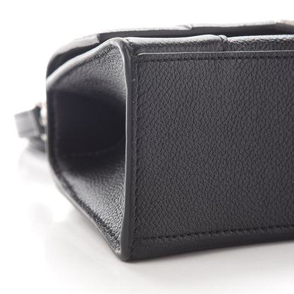 Balenciaga Grained Calfskin Hourglass Top Handle Bag XS Black 4 of 9